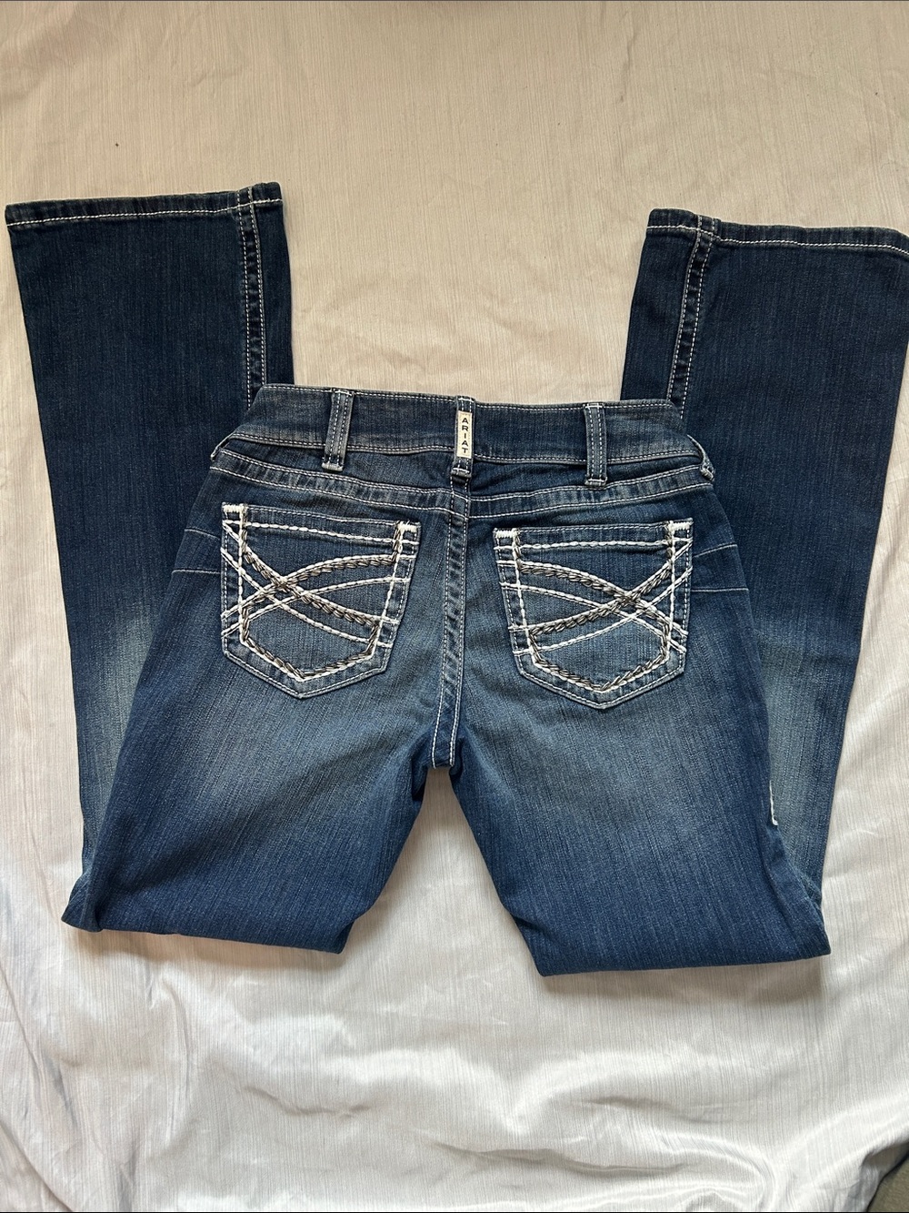 Ariat Women's R.E.A.L. Mid Rise Entwined Boot Cut jeans
